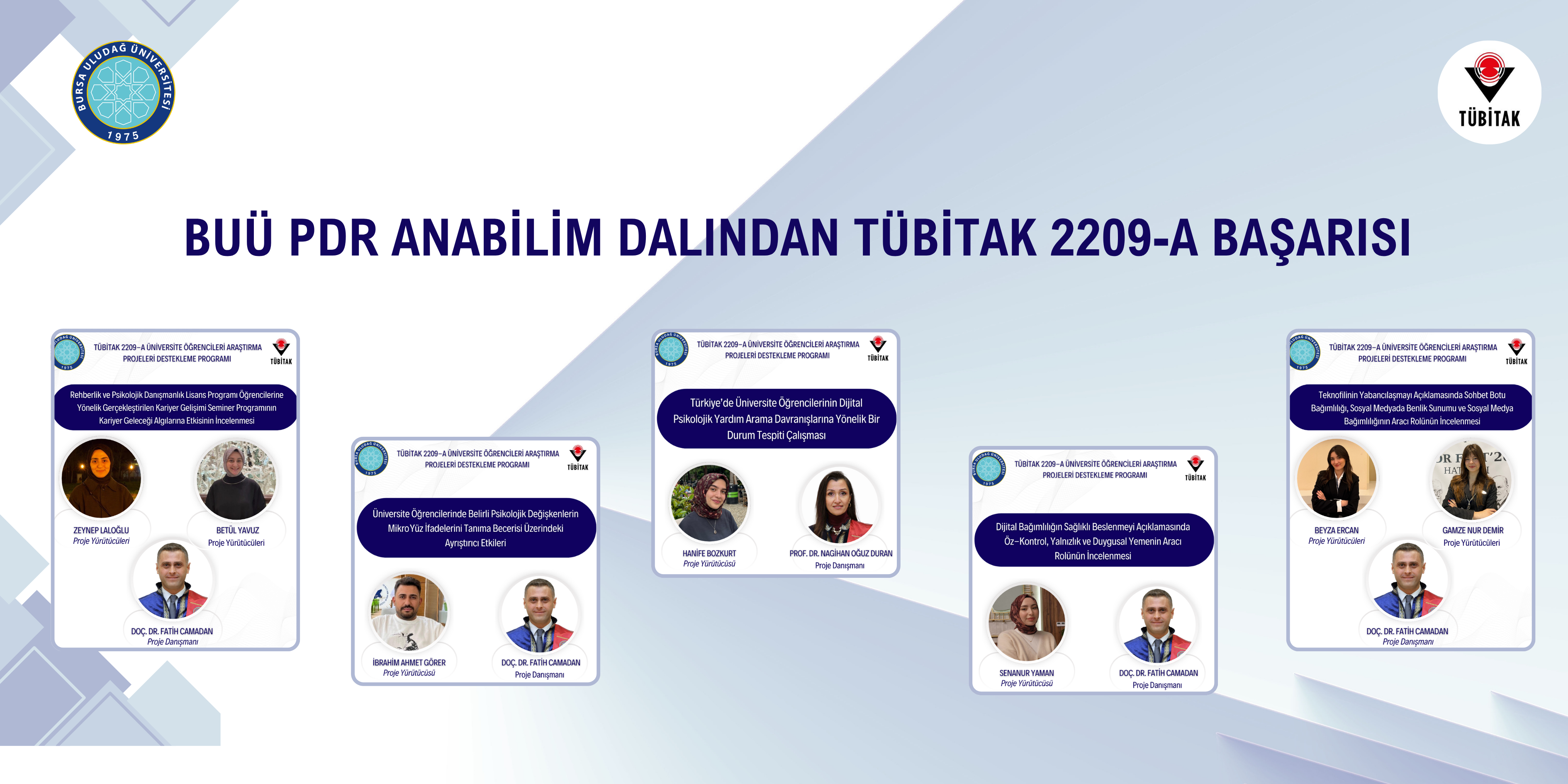  BUÜ PDR'den TÜBİTAK 2209-A Programında Büyük Başarı